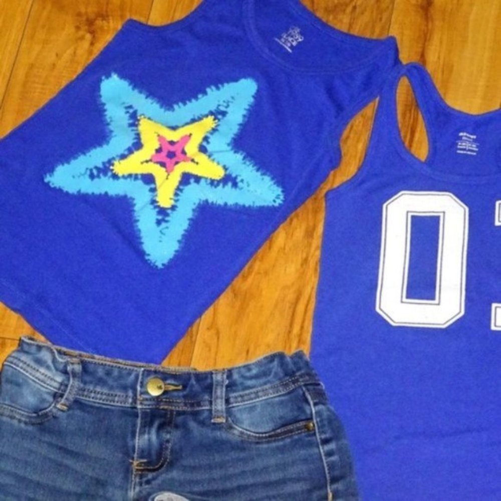 Summer Sport Fun athletic Girl Outfit Set M 7 8